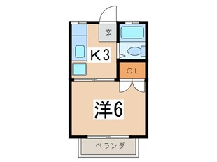 ハイツアオキの物件間取画像